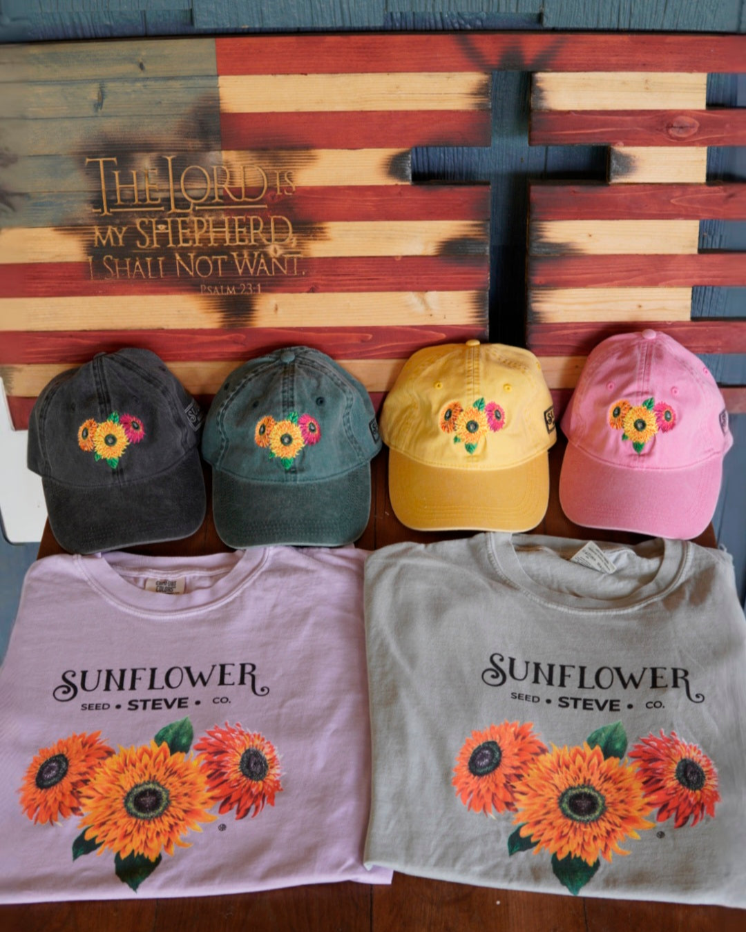 Sunflower Steve Co. Baseball Cap